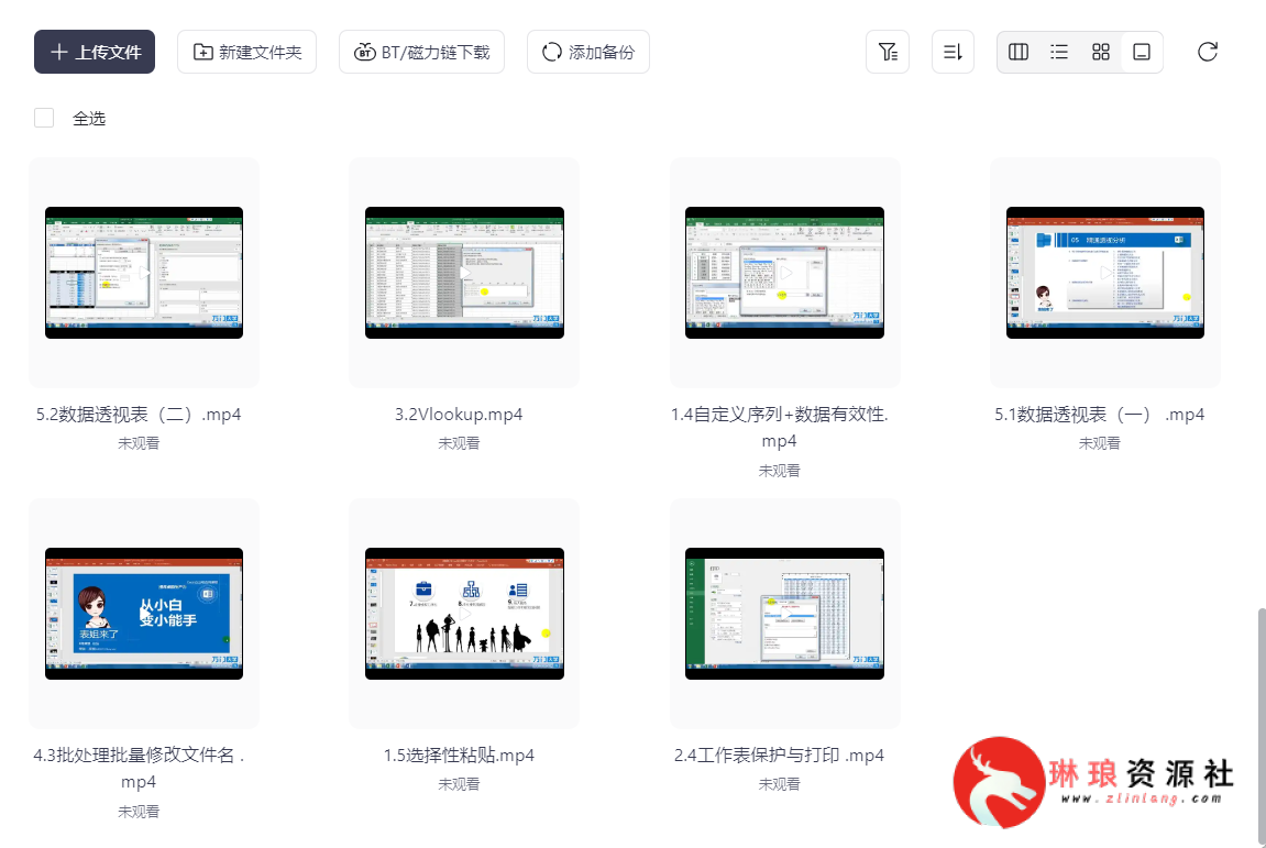 ​Excel高进阶学习，提高桌面生产力【23节课程】【完整版】【2G】-琳琅资源社 - 免费帮找网盘资源社区