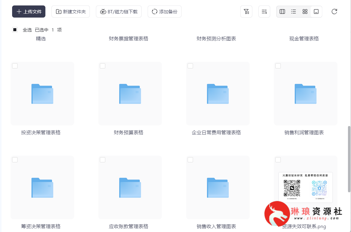 200多套专业财务表格模板【已分类】【DOC+XLS】【13MB】-琳琅资源社 - 免费帮找网盘资源社区