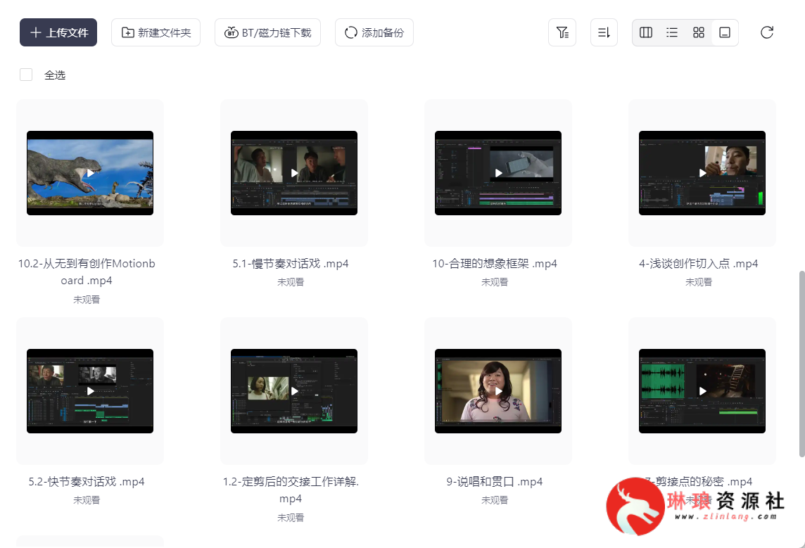 剪辑思维破冰行动课程【10节课】【思维导图】【5G】-琳琅资源社 - 免费帮找网盘资源社区