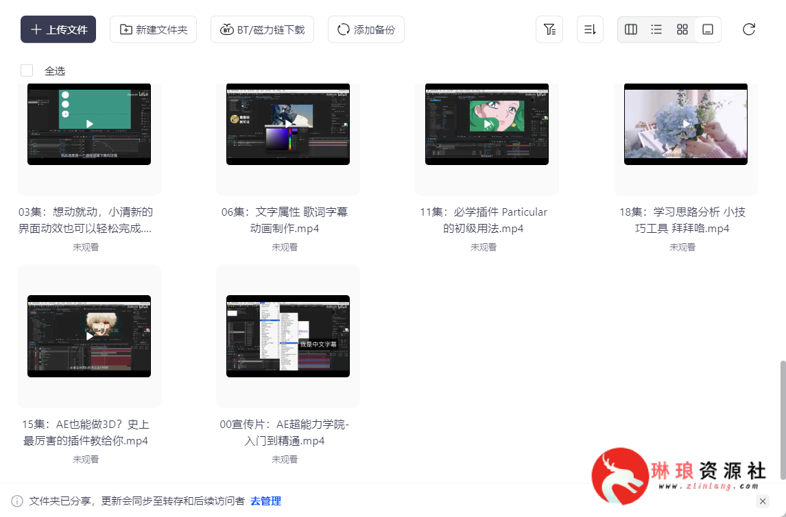 图片[2]-​B站精选：AE超能力学院，入门到精通【19节课】【附带课件】【12G】-最新资源社区-琳琅工作室-琳琅资源社 - 免费帮找网盘资源社区