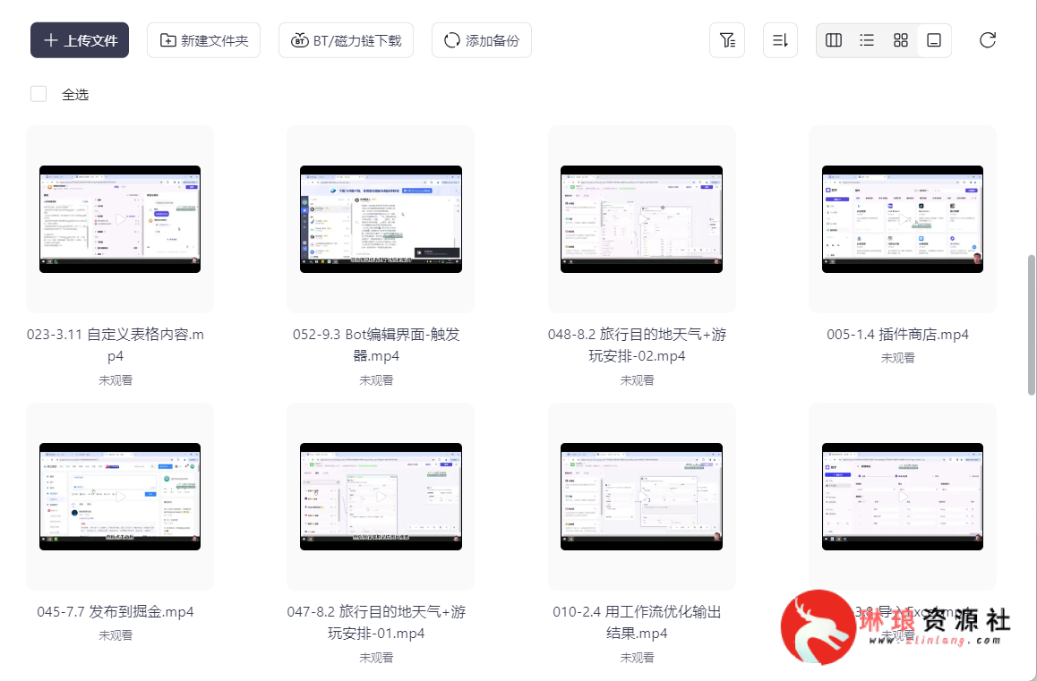 图片[2]-​Coze零基础开发Agent智能体【54节课】【展示文档】【2G】-最新资源社区-琳琅工作室-琳琅资源社 - 免费帮找网盘资源社区