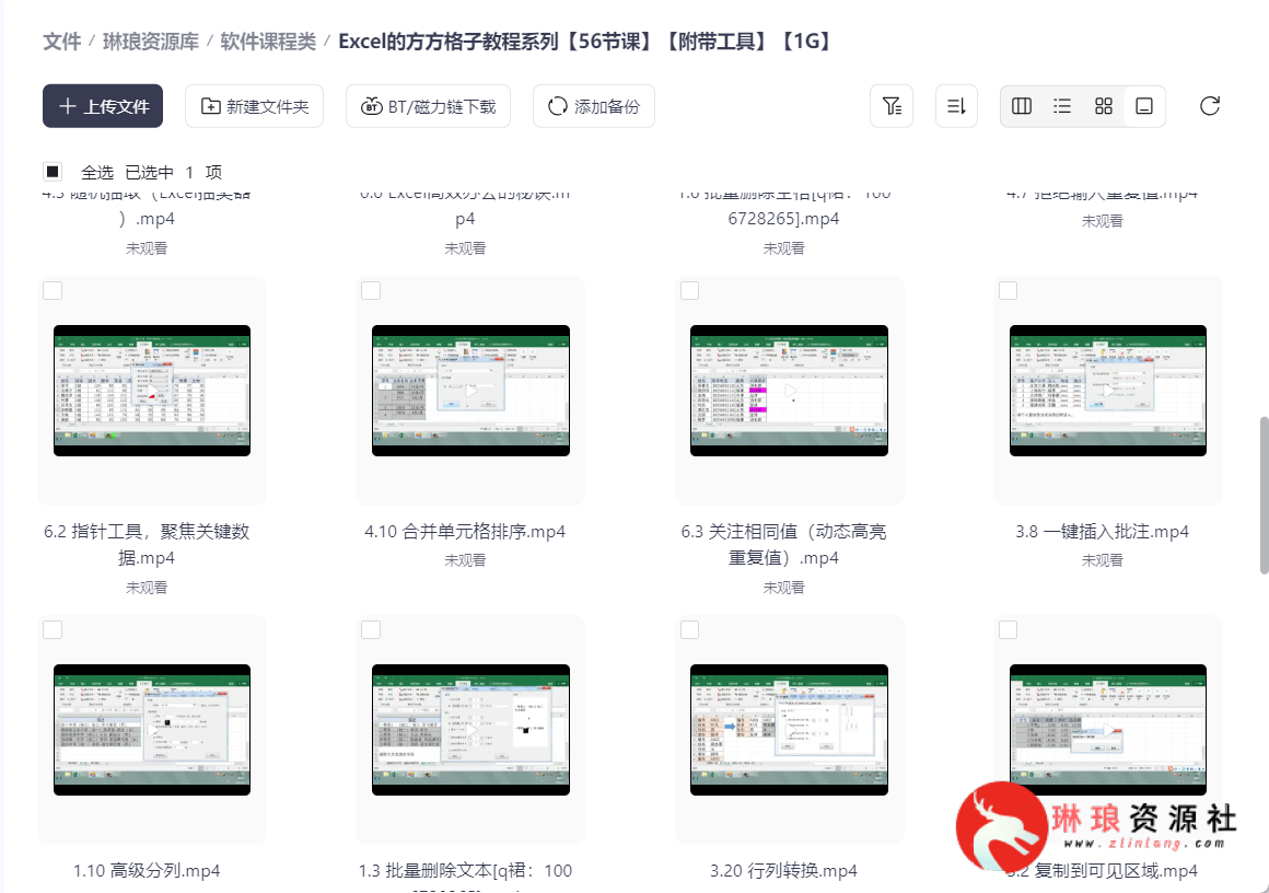 图片[2]-​Excel的方方格子教程系列【56节课】【附带工具】【1G】-最新资源社区-琳琅工作室-琳琅资源社 - 免费帮找网盘资源社区