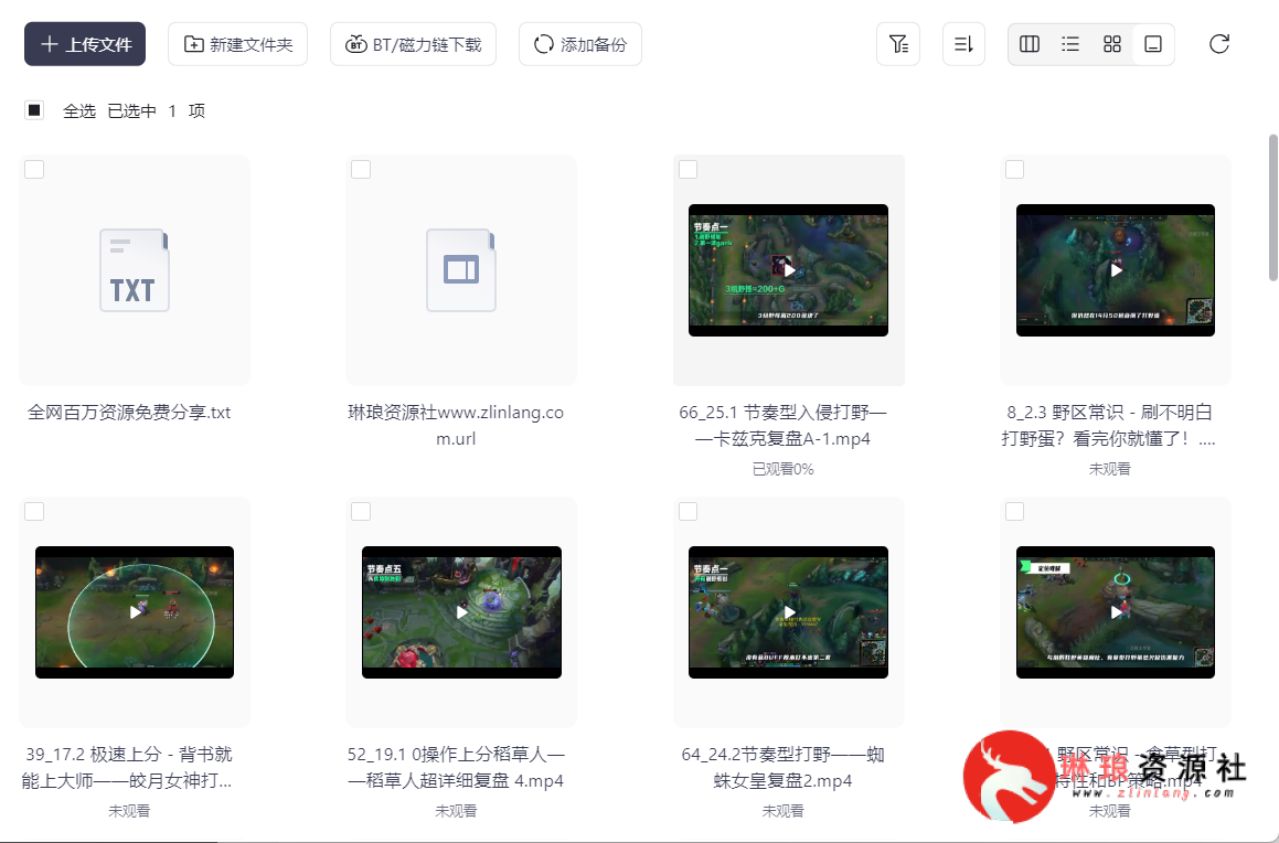 ​百万博主兰斯出品：英雄联盟打野通关课程【77节课】【完整版】【6G】-最新资源社区-琳琅工作室-琳琅资源社 - 免费帮找网盘资源社区
